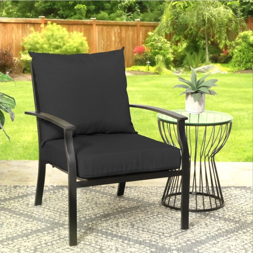 Elegant Black Outdoor Chair Cushions